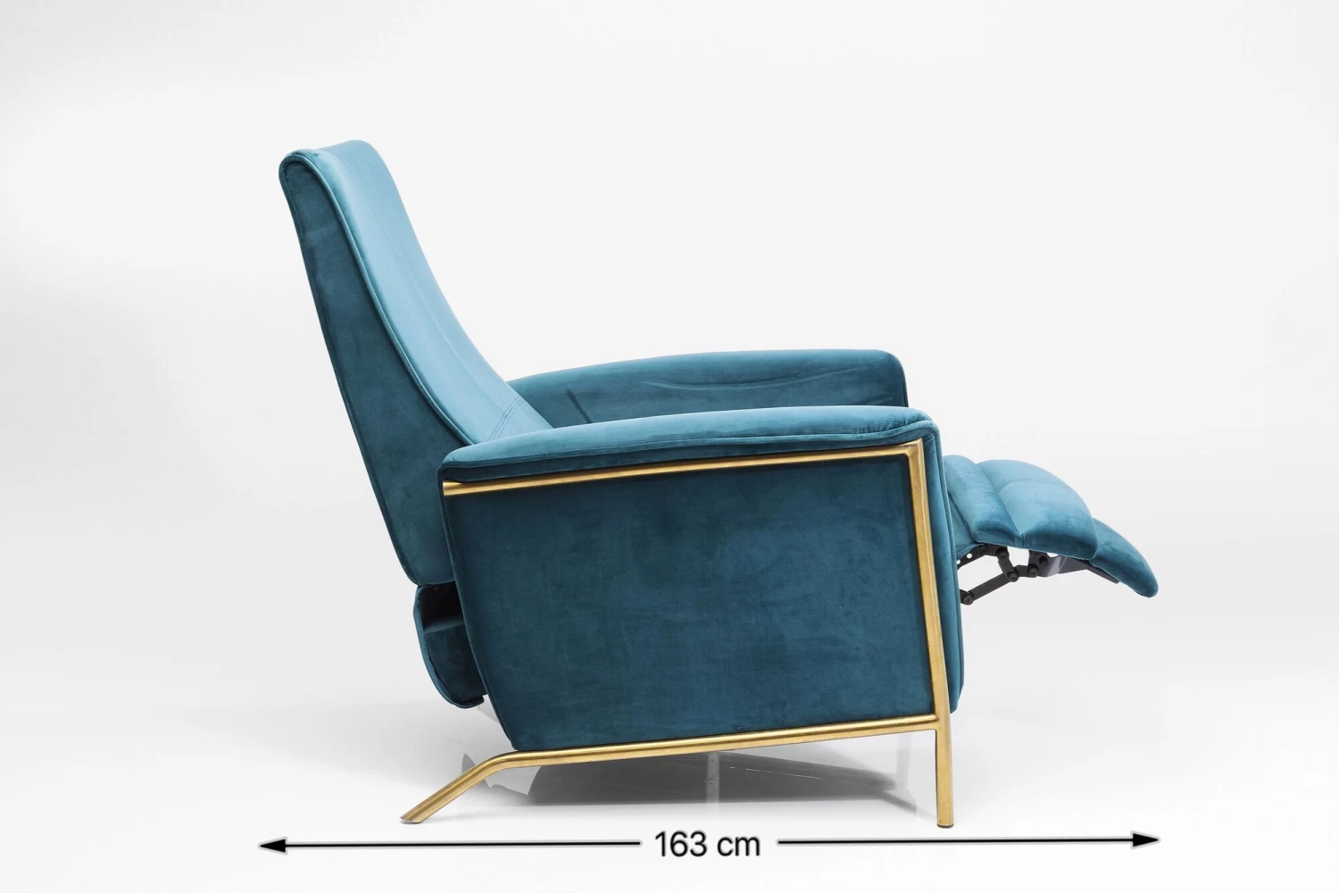 Relaxsessel Lazy Velvet Blau – Bild 8