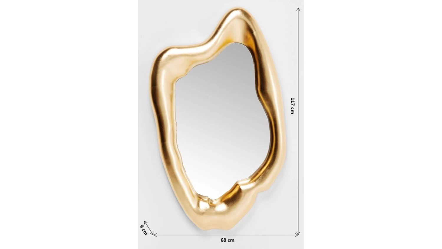 Spiegel Hologram Gold 117x68cm – Bild 10