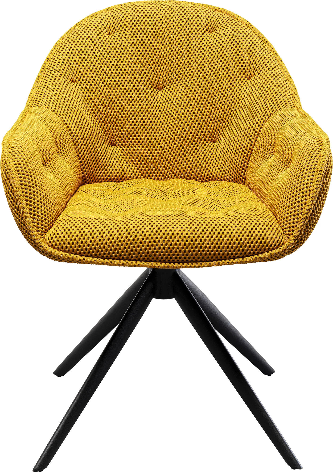 Drehstuhl Carlito Mesh Gelb – Bild 9