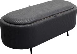 Bank Venezia Storage Schwarz 100cm