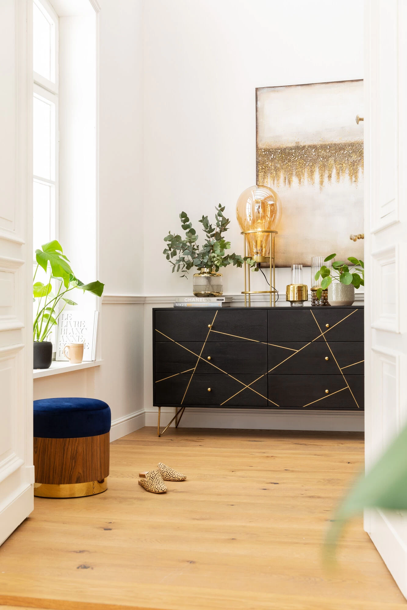 Sideboard Gold Vein 6 Schübe 145x82cm – Bild 3