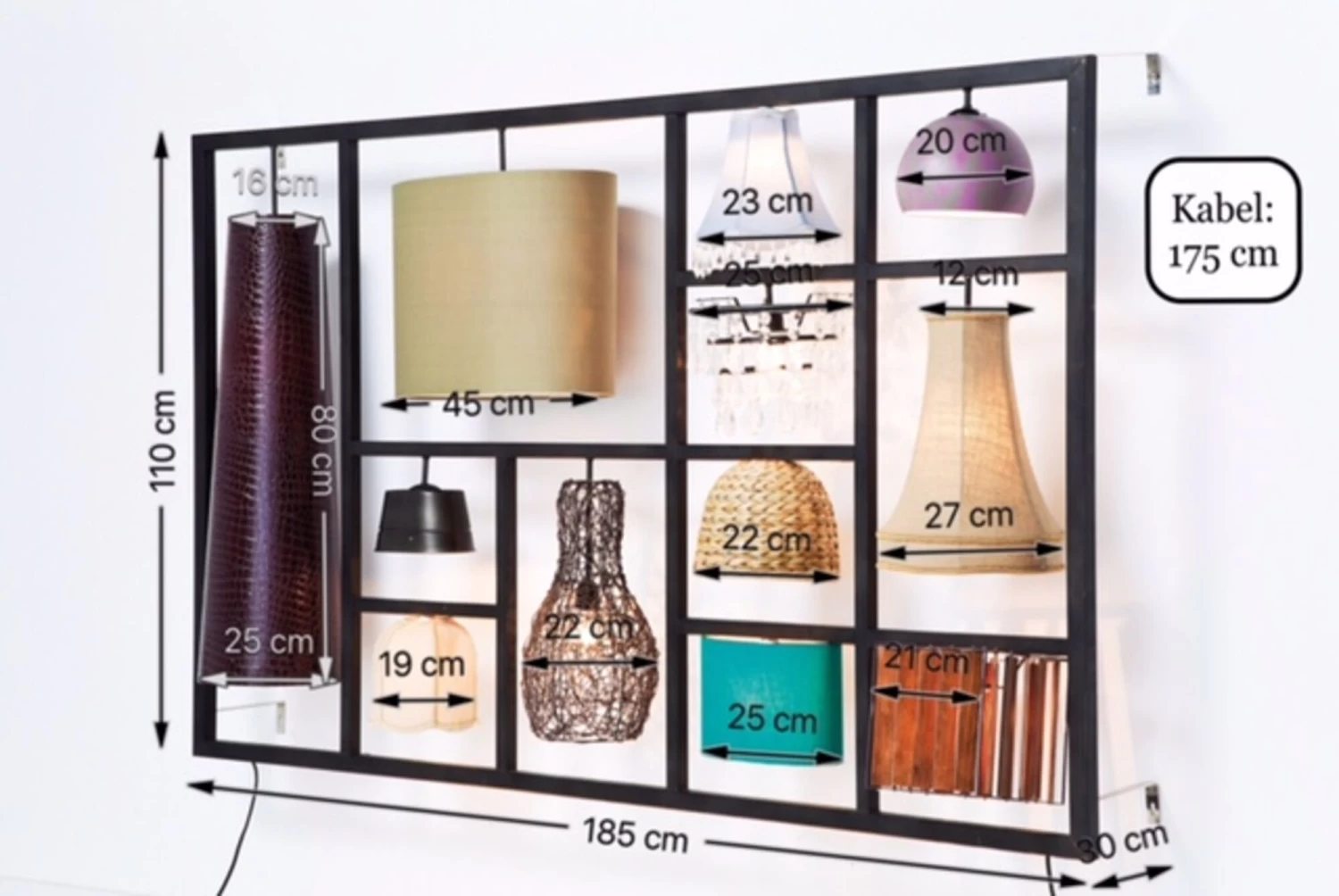 Wandleuchte Parecchi Art House – Bild 9