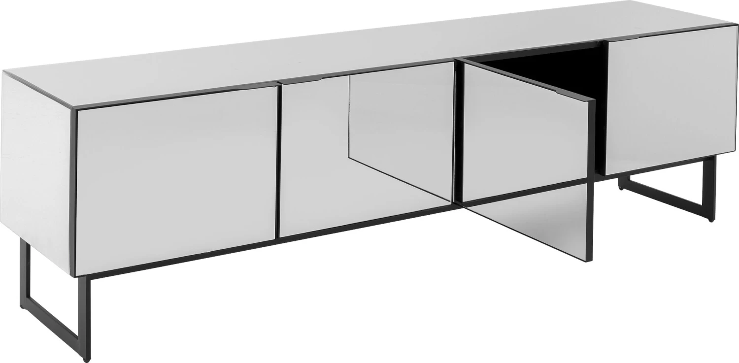 Lowboard Soran Schwarz 180x40cm – Bild 5