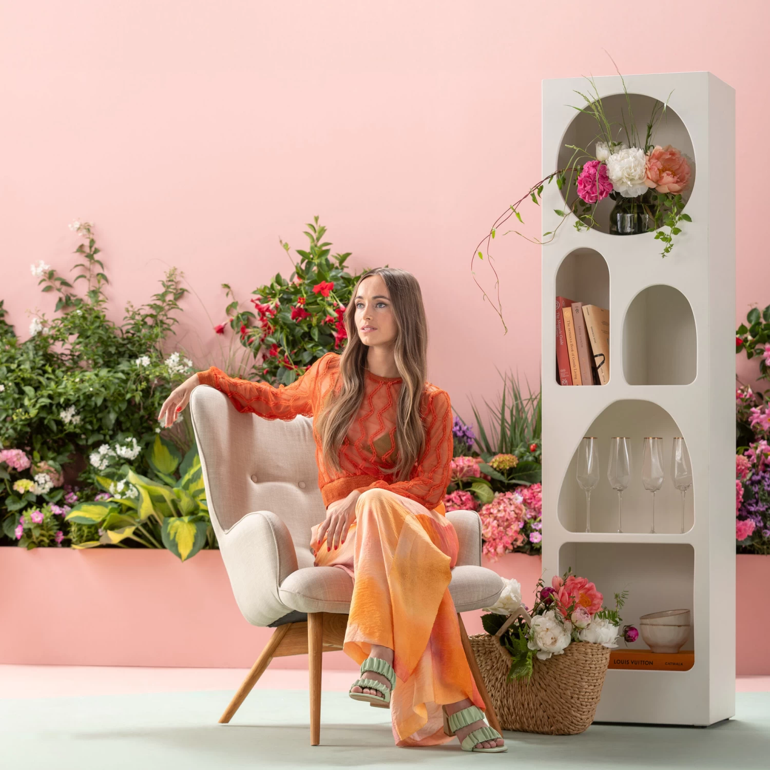 Beistelltisch Wire Double Schwarz (2/Set)