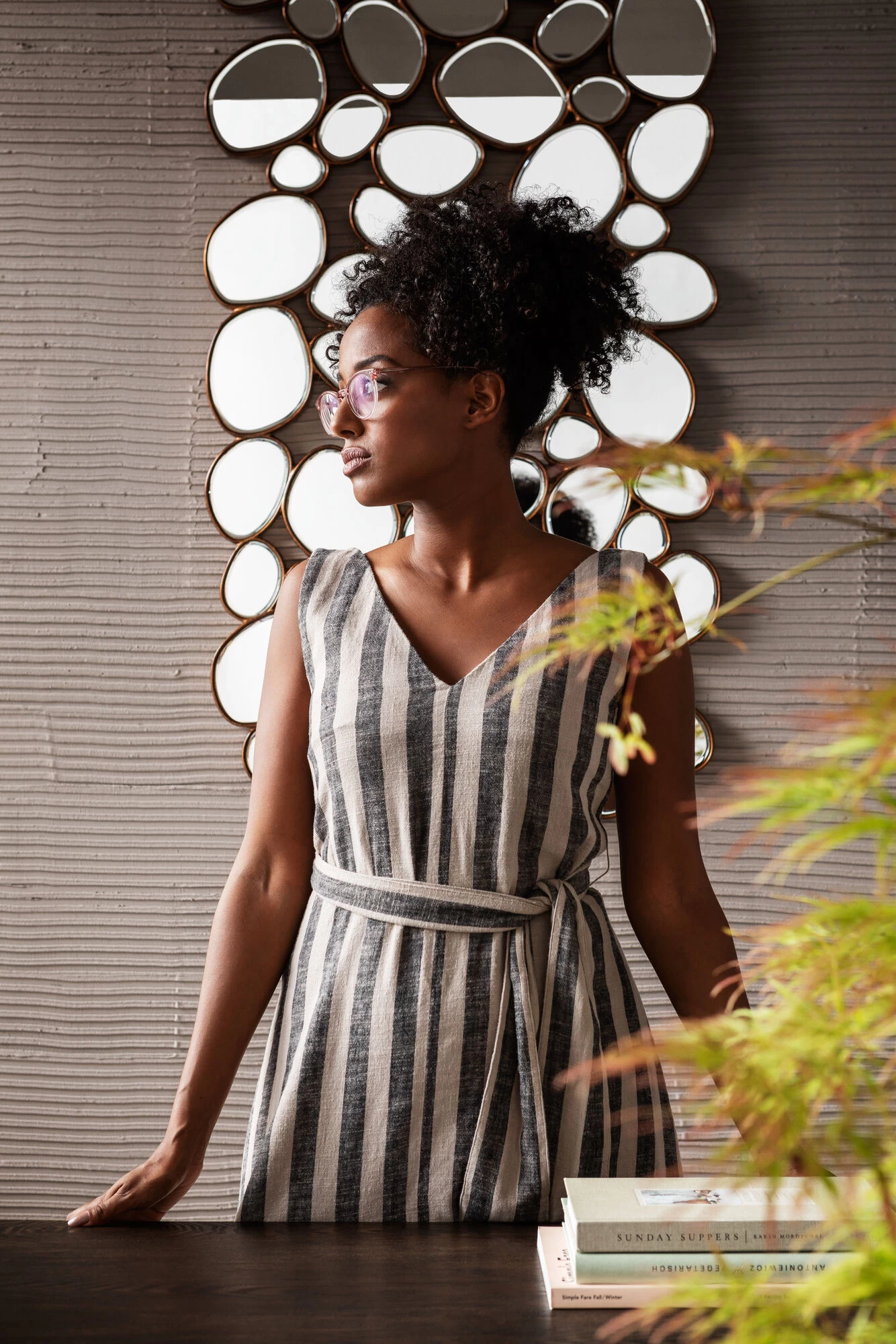 Spiegel Water Drops Copper 135x78 – Bild 3