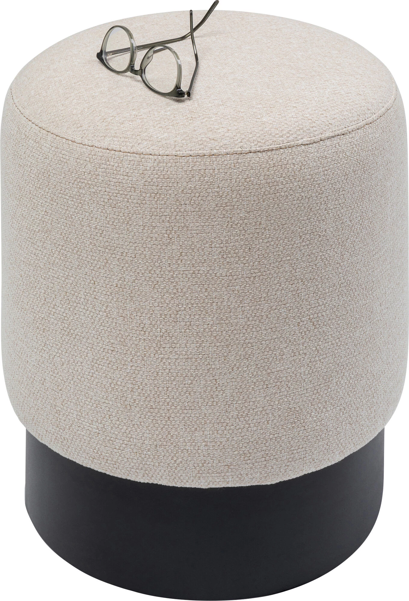 Hocker Cherry Creme Black Ø36cm – Bild 3