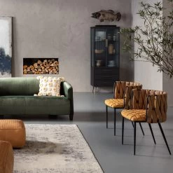 Hochschrank La Gomera 2 Türen 3 Schübe