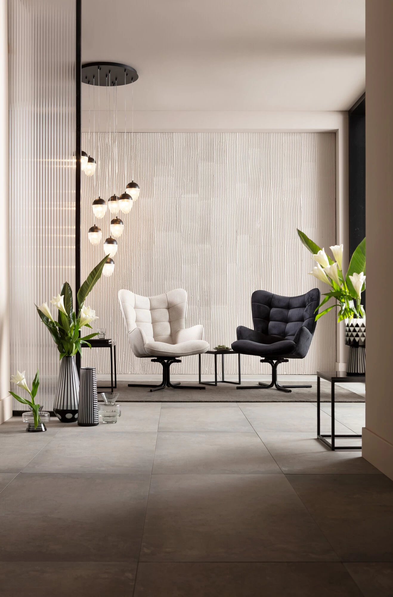 Drehsessel Oscar Velvet Schwarz – Bild 3