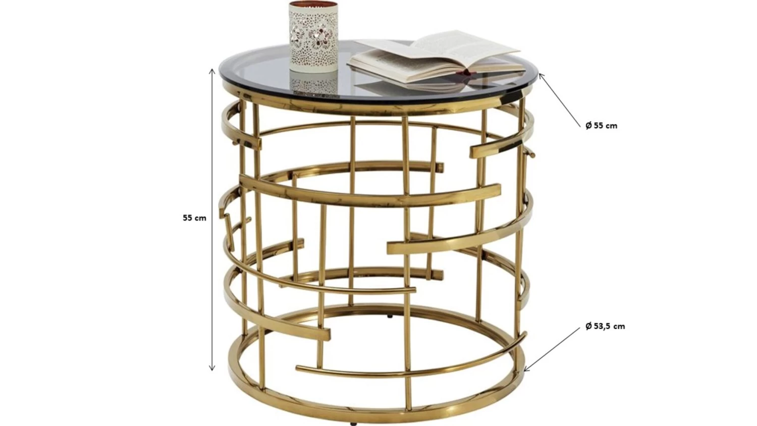 Beistelltisch Jupiter Gold Ă55cm â Bild 9