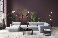 Wohnlandschaft 2 Lucca Grau Links 328cm