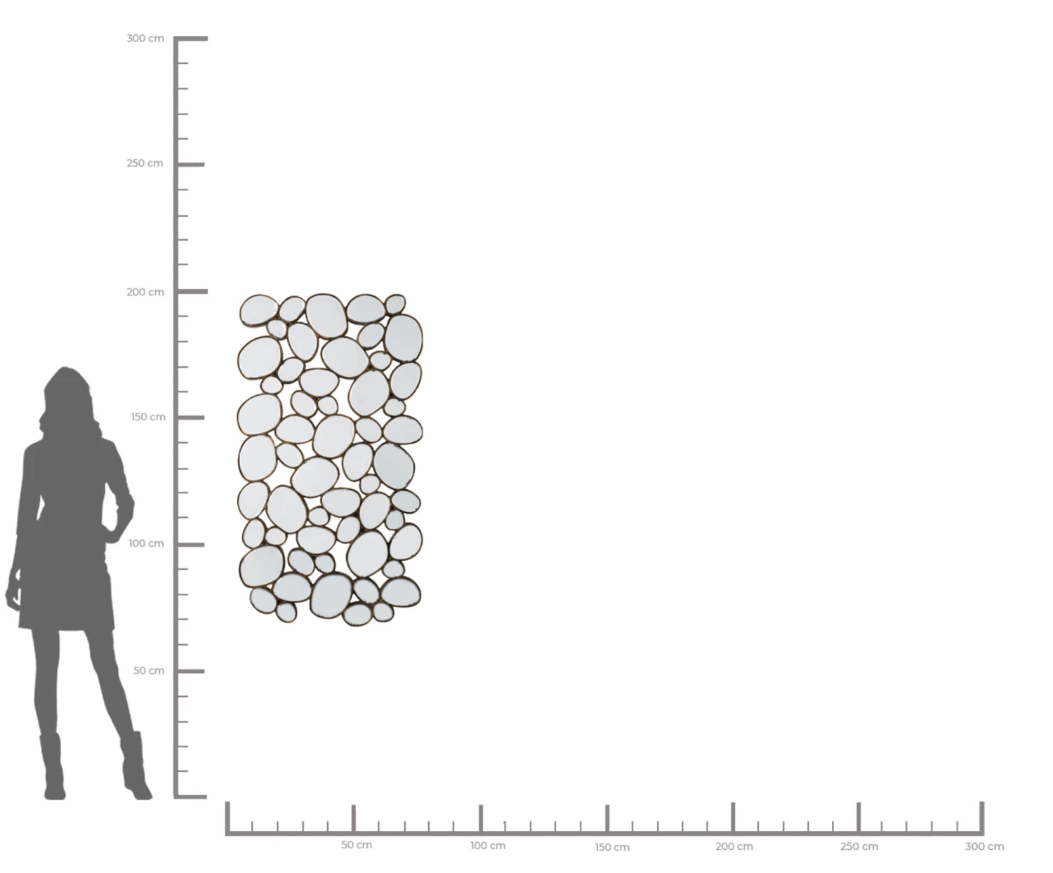 Spiegel Water Drops Copper 135x78 – Bild 5