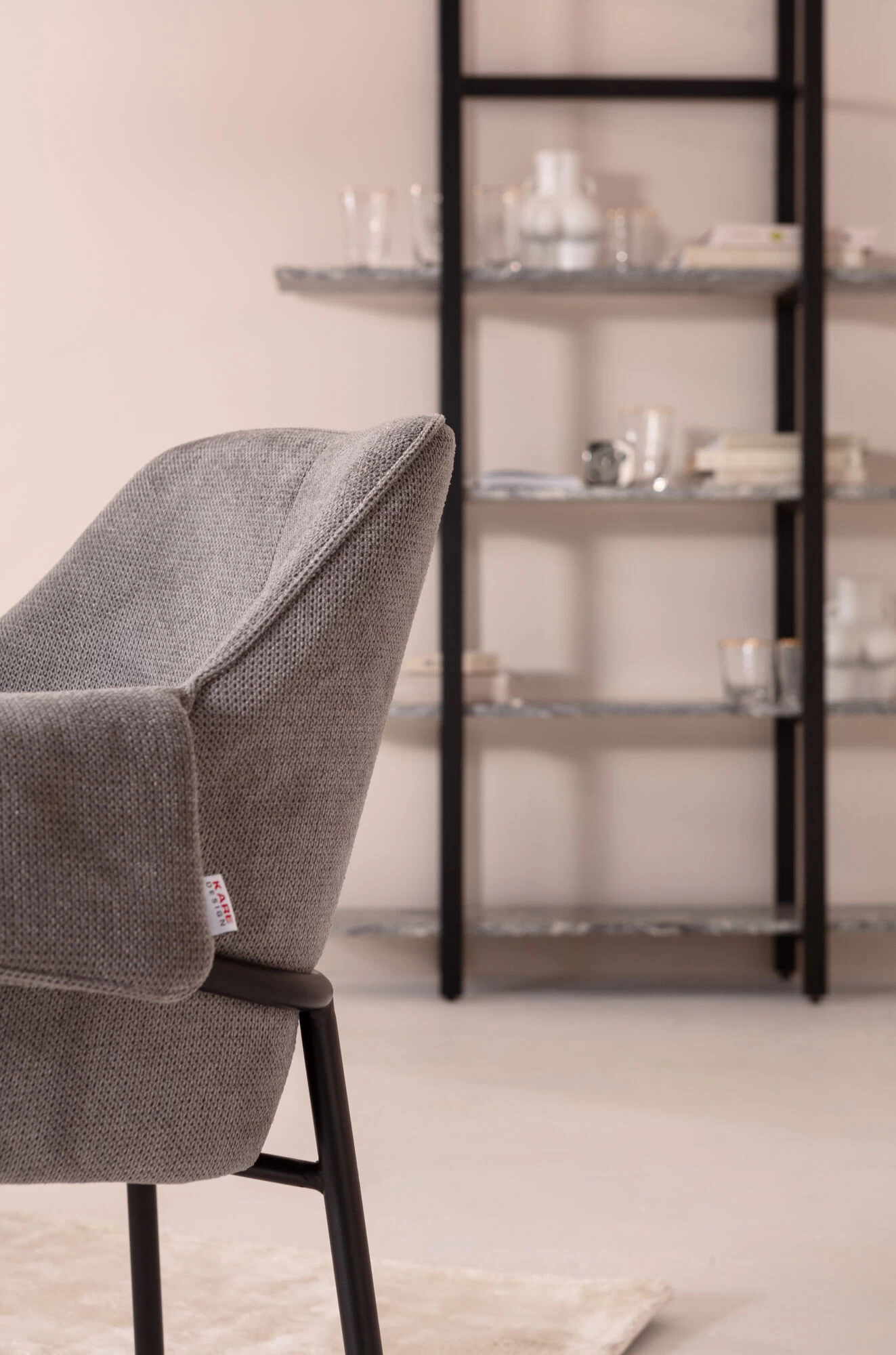 Armlehnstuhl Bess Grau – Bild 7