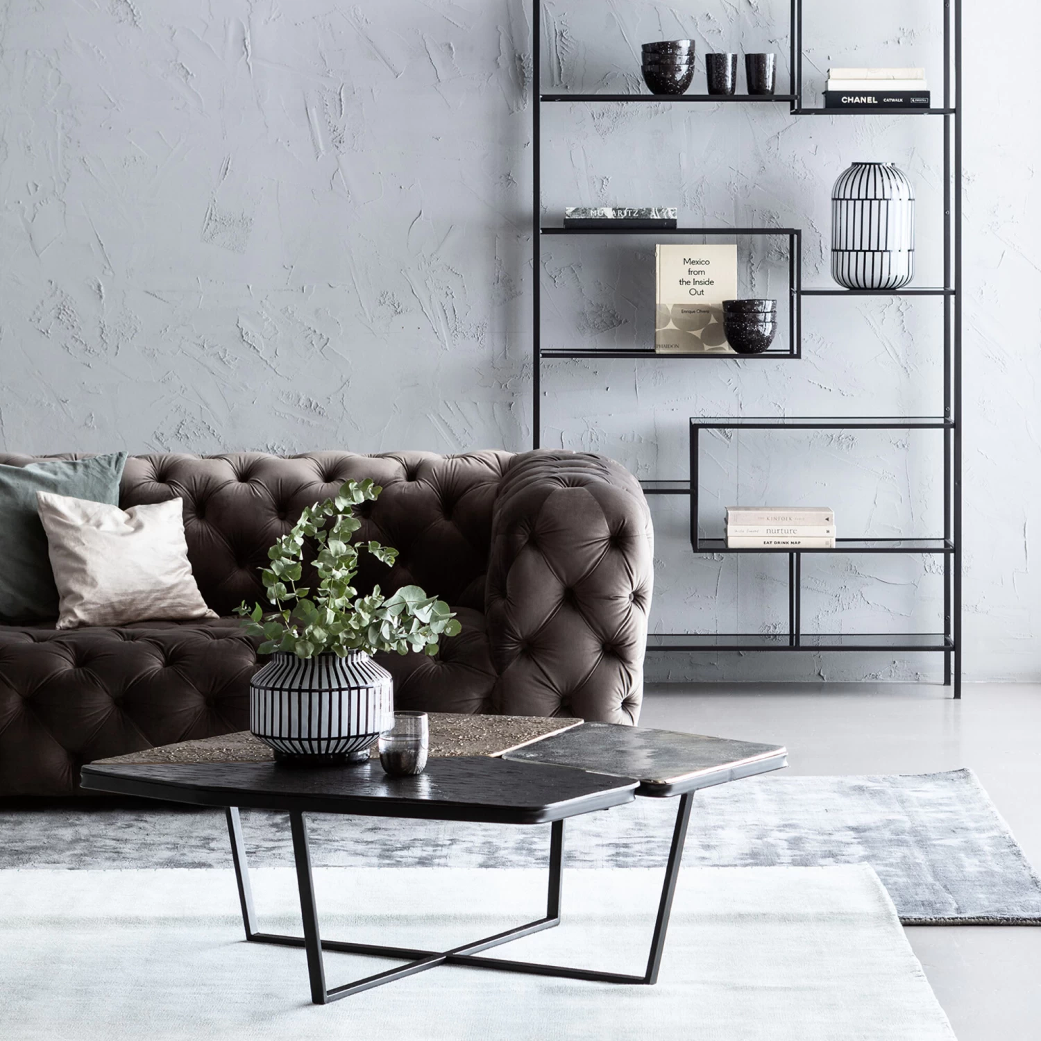 Sofa Metropol 3-Sitzer Grau 238cm – Bild 2