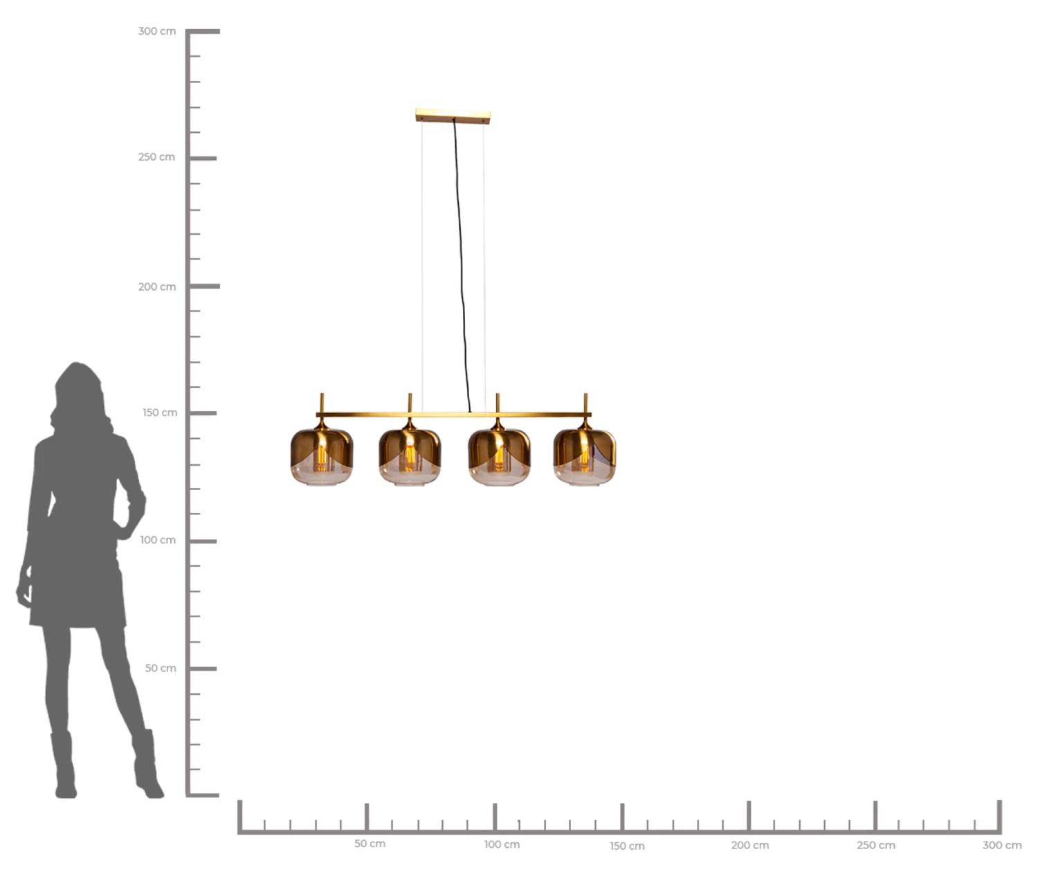 Hängeleuchte Golden Goblet Quattro Ø25cm – Bild 8