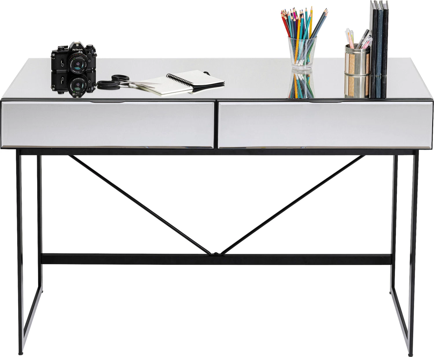 Schreibtisch Soran Schwarz 120x50cm – Bild 6