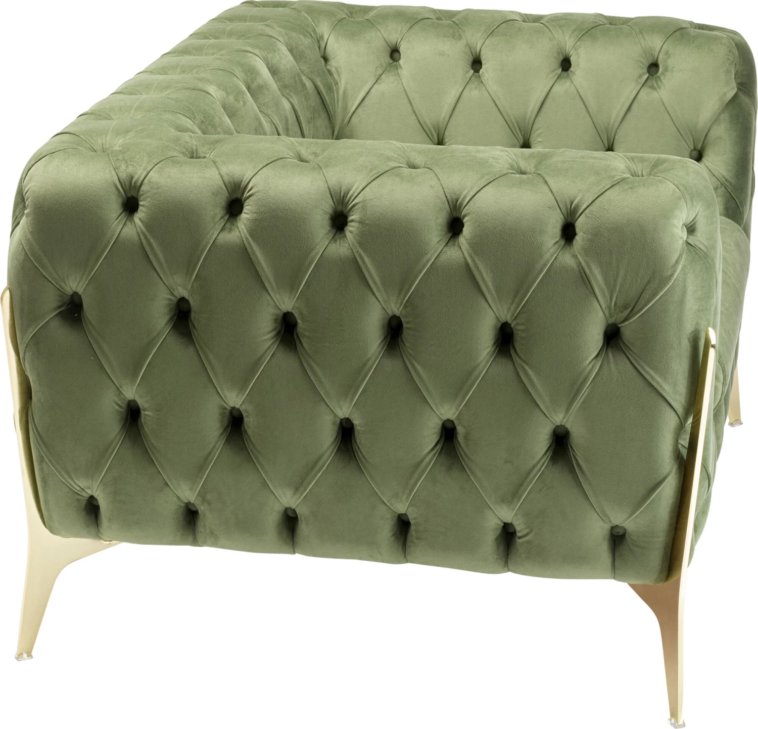 Sessel Bellissima Velvet Grün 120cm – Bild 3