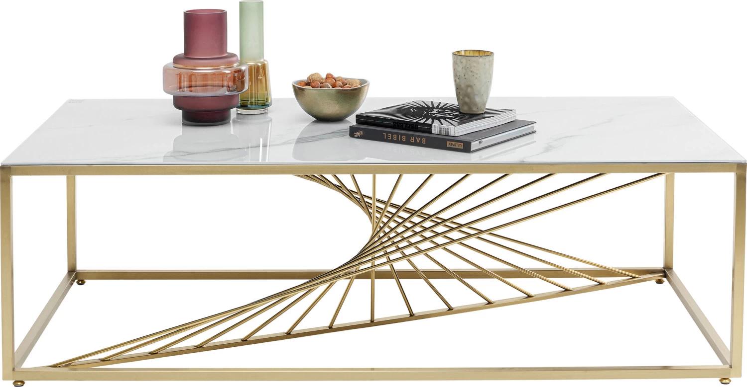 Couchtisch Art Marble Glass 140x70cm – Bild 2