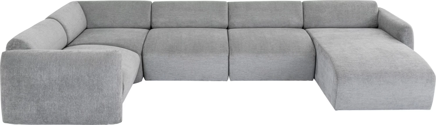 Wohnlandschaft 1 Lucca Grau Rechts 328cm – Bild 3