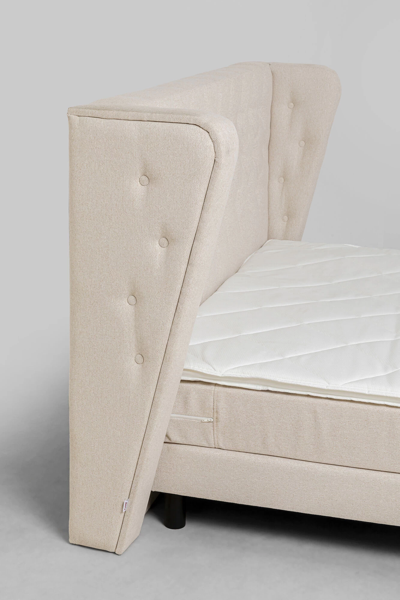 Boxspringbett Benito Moon Creme 160x200cm – Bild 7