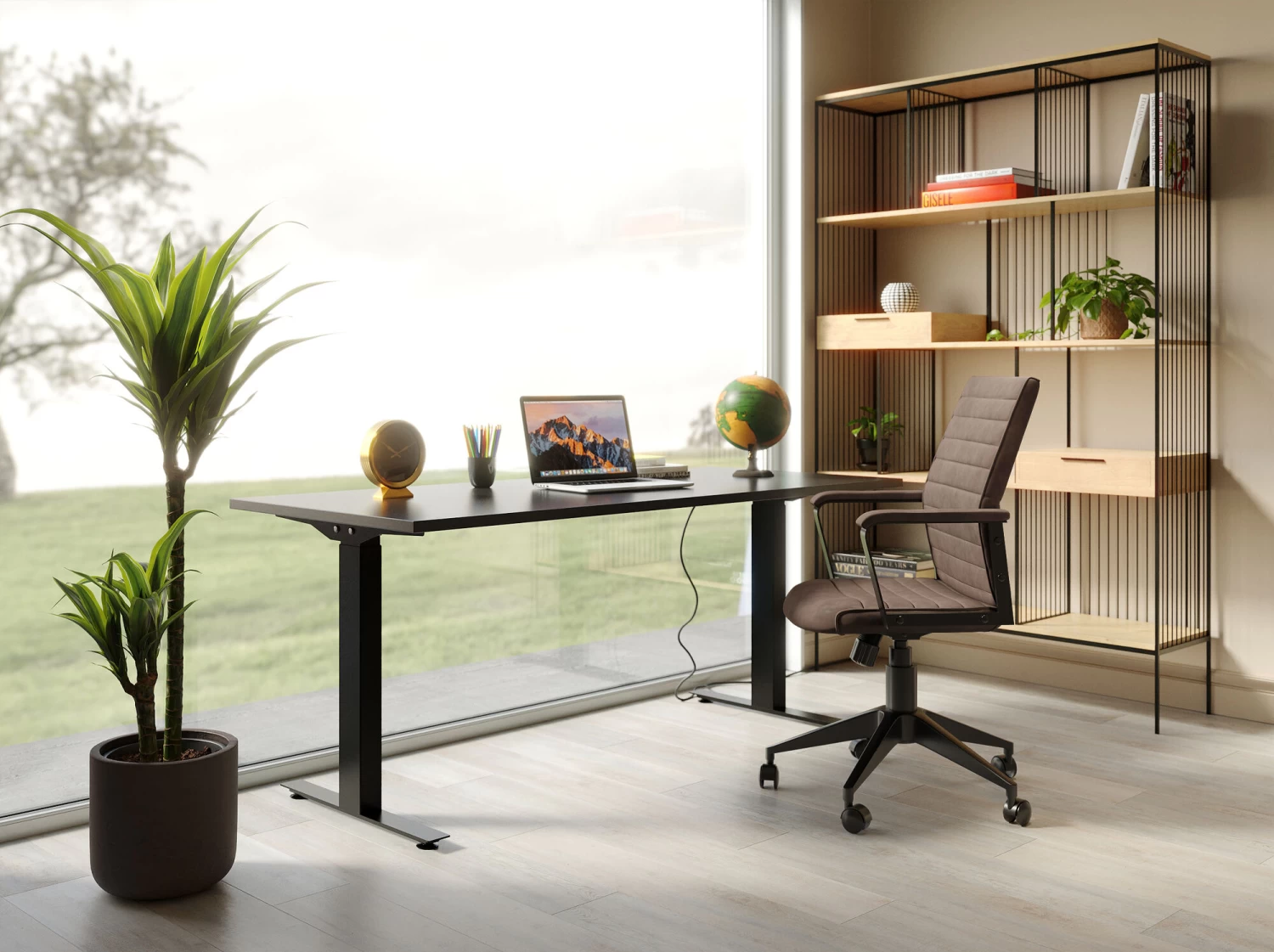 Bürostuhl Labora Braun – Bild 4