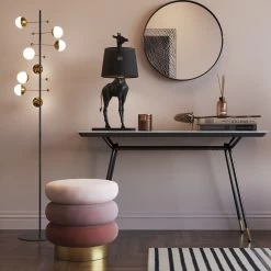 Hocker Sandwich Rose Ø45cm