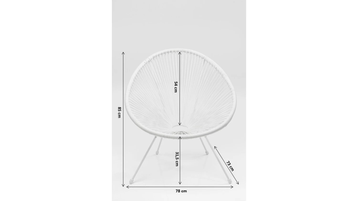 Sessel Acapulco Grau – Bild 11