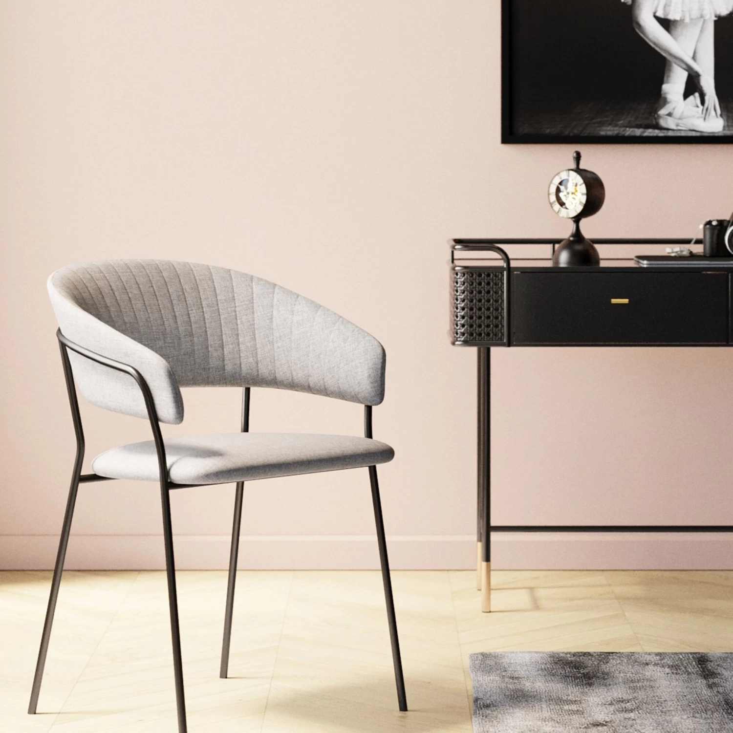 Armlehnstuhl Belle Beige (2/Set)