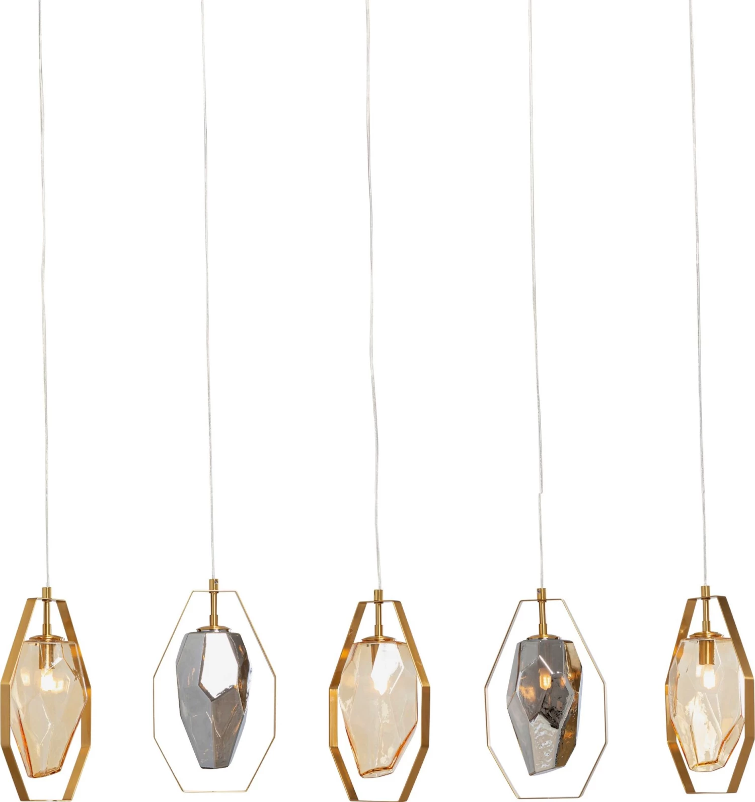 HĂ€ngeleuchte Diamond Fever Dining Brass 110cm