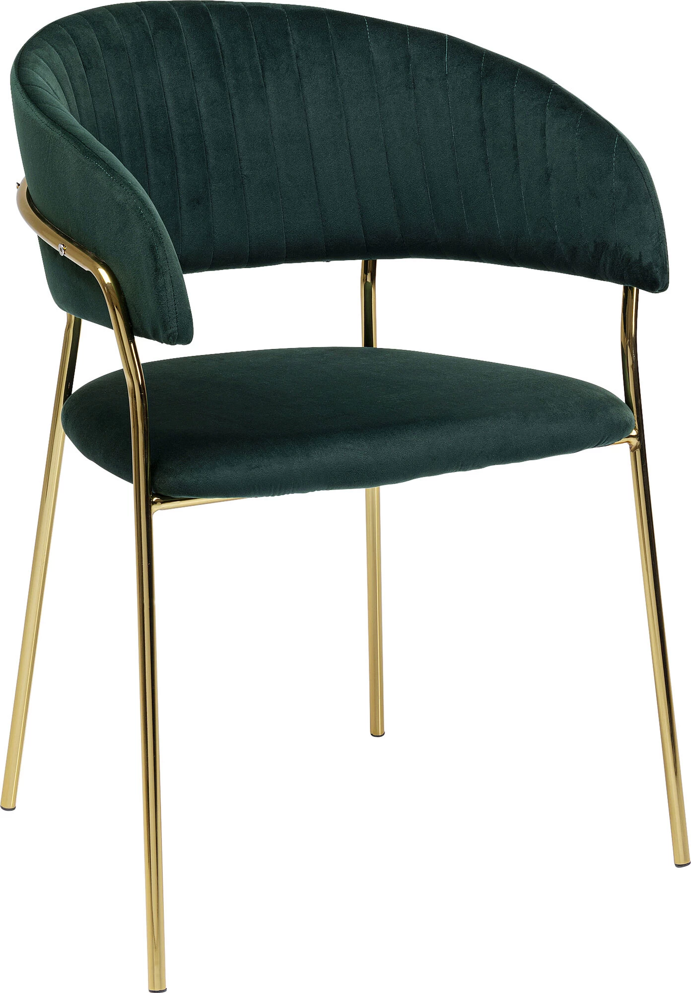 Armlehnstuhl Belle Velvet Grün (2/Set) – Bild 5