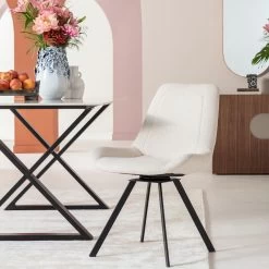 Drehstuhl Baron Creme