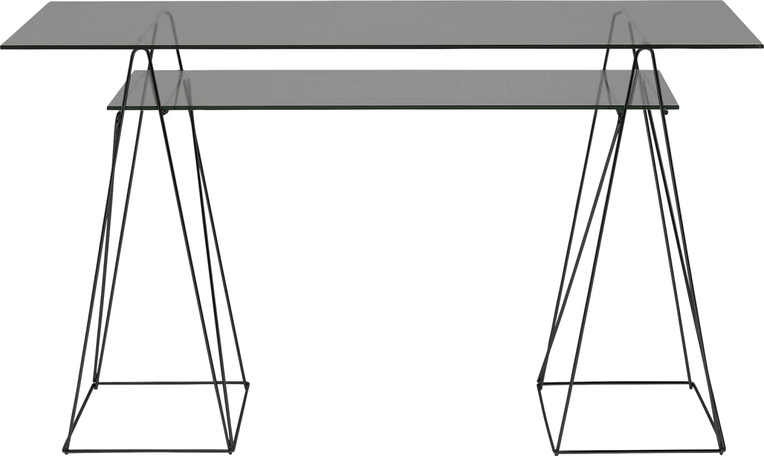 Tisch Polar Schwarz 8mm ESG 135x65cm – Bild 7