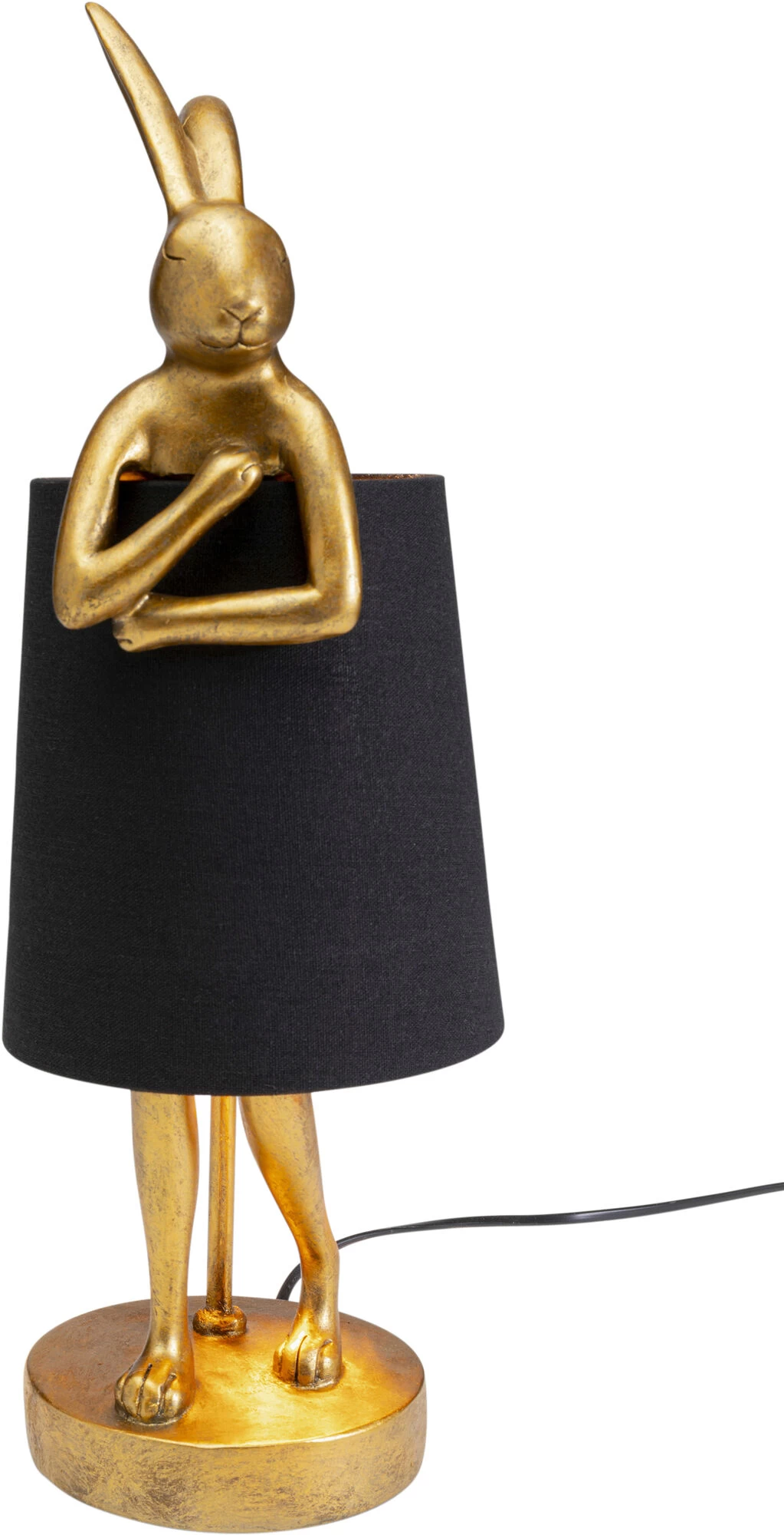 Tischleuchte Animal Rabbit Gold/Schwarz 50cm – Bild 10