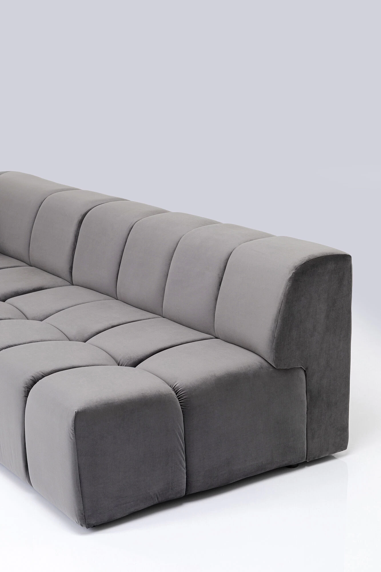 Ecksofa Belami Velvet Grau Links – Bild 8