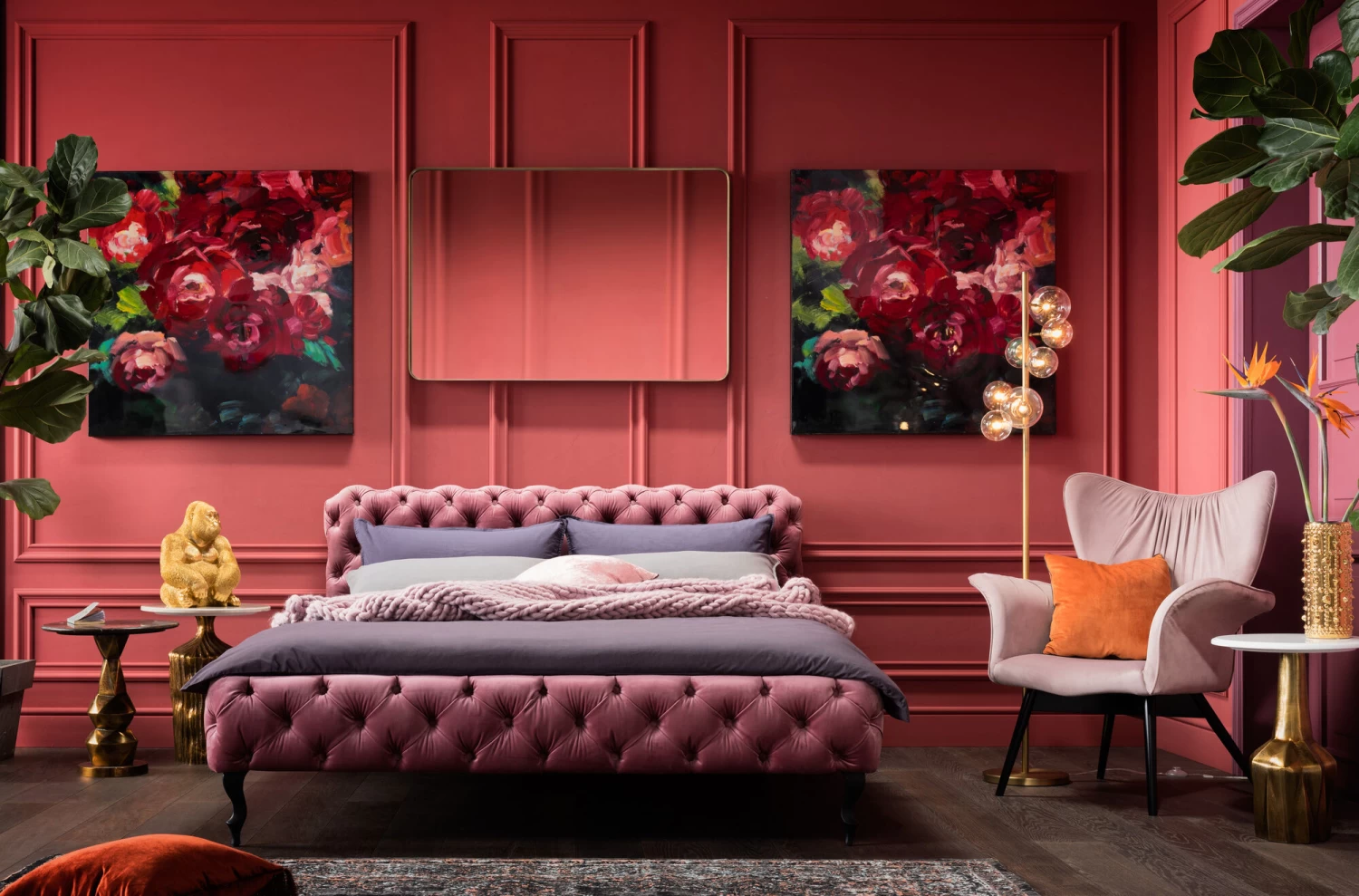 Bett Desire Velvet Rose 180x200cm – Bild 2