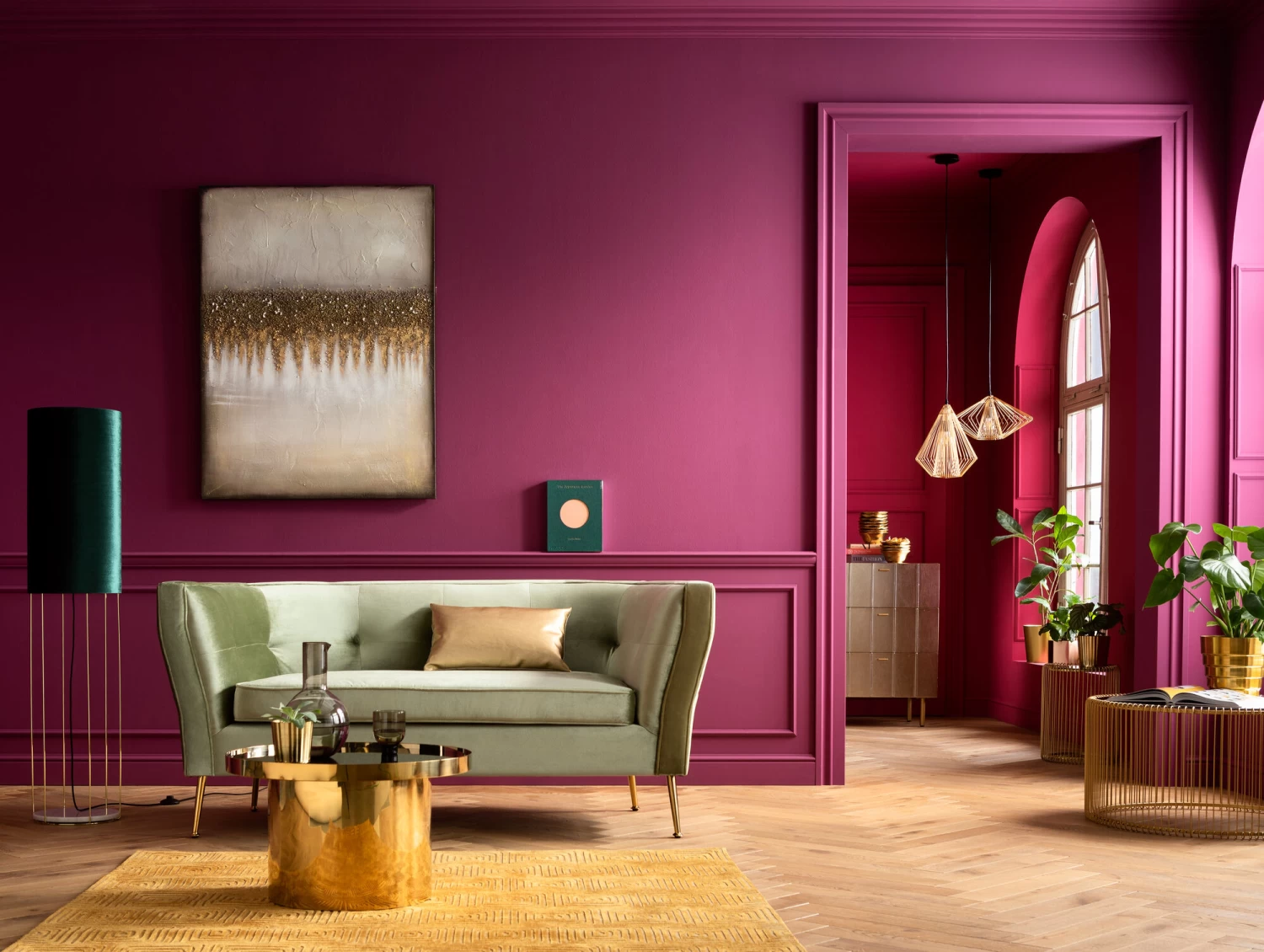 Sofa Rimini 2-Sitzer Grün – Bild 3