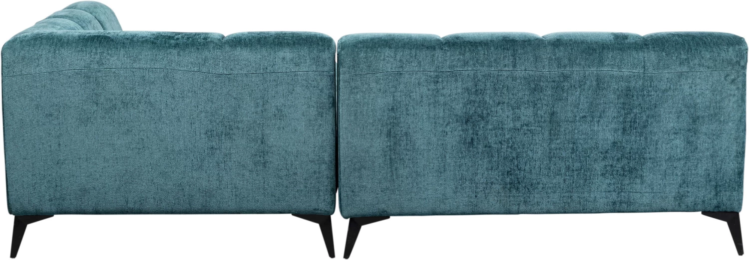 Ecksofa Nia Glam Dunkelgrün Rechts 250cm – Bild 4