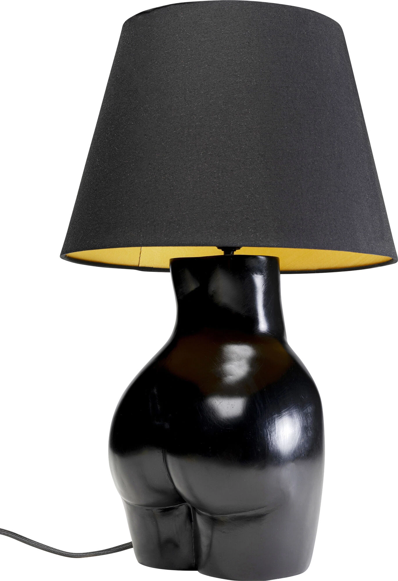 Tischleuchte Donna Schwarz 48cm – Bild 2