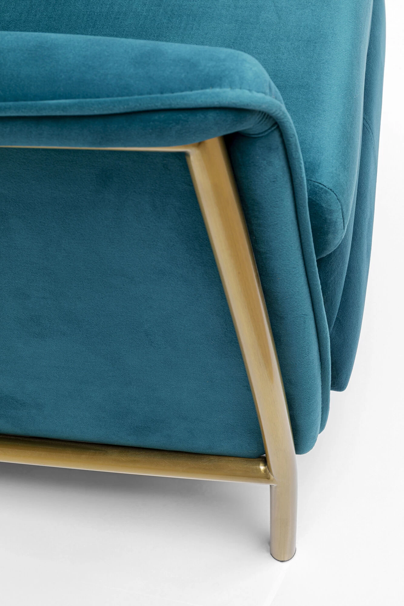 Relaxsessel Lazy Velvet Blau – Bild 18