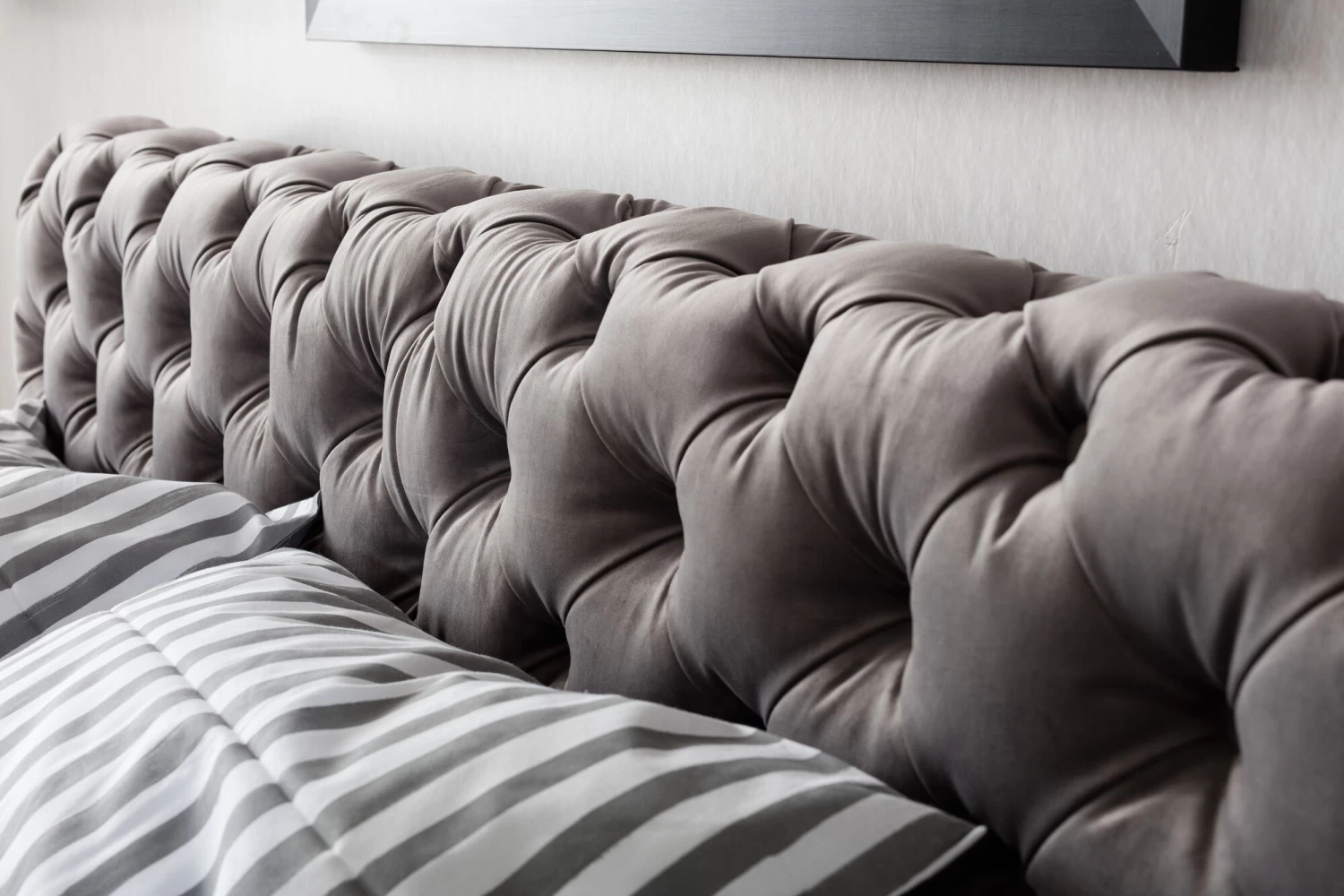 Bett Desire Velvet Silbergrau 200x200cm – Bild 16